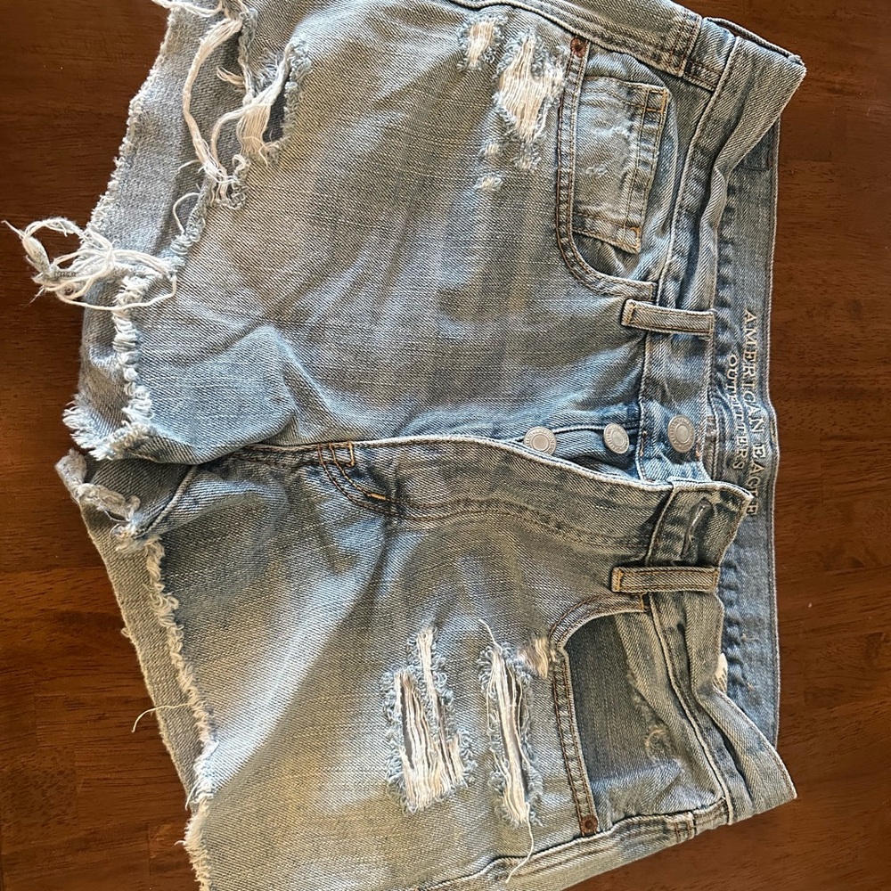 American Eagle Distressed Denim Shorts